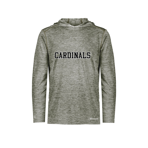 [FOLHCGGY-AS-LOGO2] Decker Men's Charge Hoodie (Adult S, Gray, Logo 2)